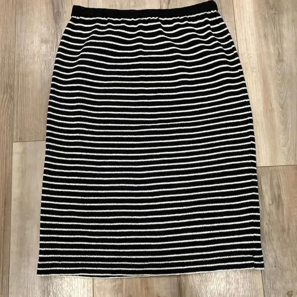 Vintage Don Sayres Womens Skirt Wool Size 6 Black Classic A-Line Gamut Talon Zip - Picture 1 of 6